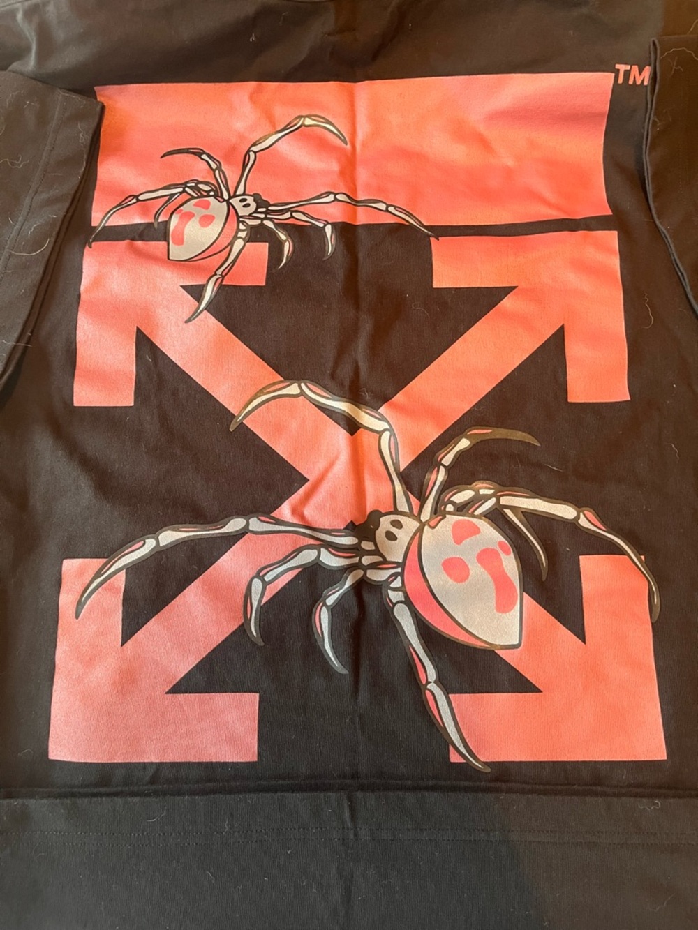 Off-White Black Tee with White Main Label
